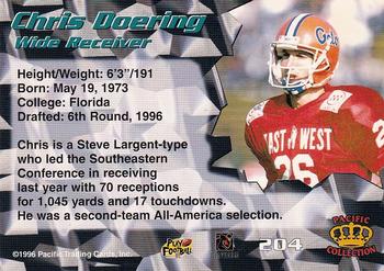1996 Pacific #204 Chris Doering Back