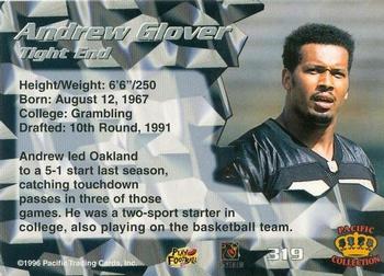 1996 Pacific #319 Andrew Glover Back