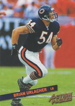 2002 Leaf Rookies & Stars - Action Packed Bronze #1 Brian Urlacher Front