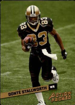 2002 Leaf Rookies & Stars - Action Packed Bronze #6 Donte Stallworth Front