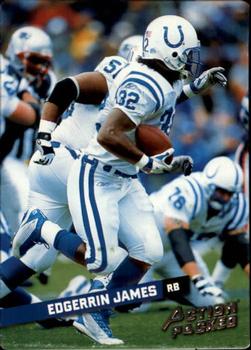 2002 Leaf Rookies & Stars - Action Packed Silver #5 Edgerrin James Front