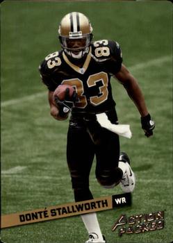 2002 Leaf Rookies & Stars - Action Packed Silver #6 Donte Stallworth Front