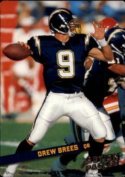 2002 Leaf Rookies & Stars - Action Packed Silver #8 Drew Brees Front