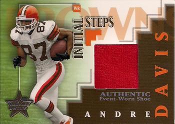 2002 Leaf Rookies & Stars - Initial Steps #IS-12 Andre Davis Front