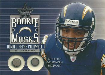 2002 Leaf Rookies & Stars - Rookie Masks #RM-3 Reche Caldwell Front