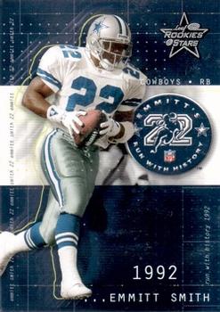 2002 Leaf Rookies & Stars - Run with History #RH-3 Emmitt Smith Front