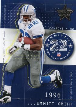 2002 Leaf Rookies & Stars - Run with History #RH-7 Emmitt Smith Front