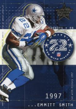 2002 Leaf Rookies & Stars - Run with History #RH-8 Emmitt Smith Front