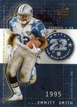 2002 Leaf Rookies & Stars - Run with History #RH-6 Emmitt Smith Front
