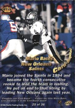 1996 Pacific - Card-Supials #25 Mario Bates Back