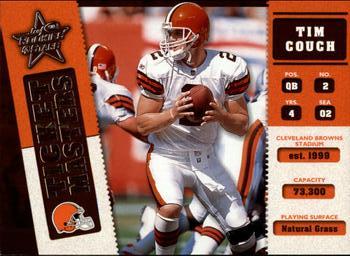 2002 Leaf Rookies & Stars - Ticket Masters #TM-6 Tim Couch / William Green Front