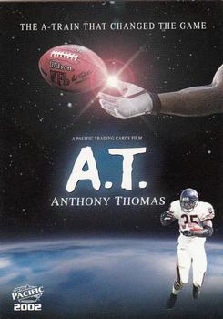 2002 Pacific - Feature Attractions #2 Anthony Thomas Front