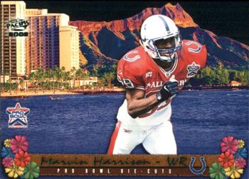 2002 Pacific - Pro Bowl Die Cuts #5 Marvin Harrison Front