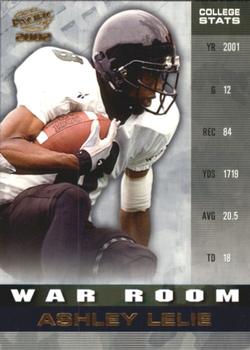 2002 Pacific - War Room #3 Ashley Lelie Front