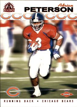 2002 Pacific Adrenaline - Red #50 Adrian Peterson Front