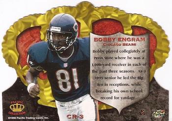 1996 Pacific Crown Royale #CR-3 Bobby Engram Back