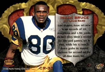 1996 Pacific Crown Royale #CR-35 Isaac Bruce Back