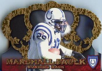 1996 Pacific Crown Royale #CR-120 Marshall Faulk Front
