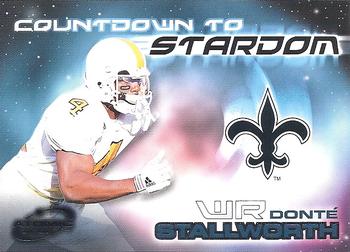 2002 Pacific Atomic - Countdown to Stardom #13 Donte Stallworth Front