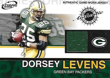 2002 Pacific Atomic - Game-Worn Jerseys #40 Dorsey Levens Front