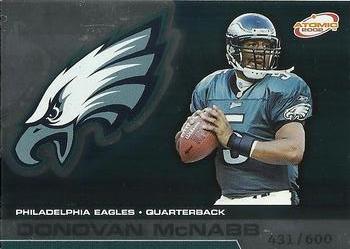 2002 Pacific Atomic - Non Die Cut #73 Donovan McNabb Front