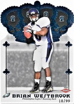 2002 Pacific Crown Royale - Blue #199 Brian Westbrook Front