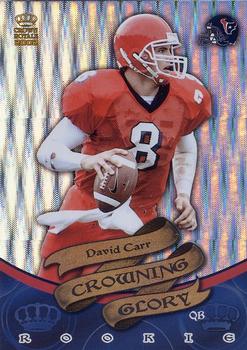 2002 Pacific Crown Royale - Crowning Glory #7 David Carr Front