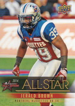 2014 Upper Deck CFPLA All-Stars #23 Jerald Brown Front