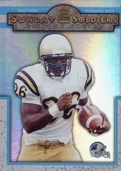 2002 Pacific Crown Royale - Sunday Soldiers #4 DeShaun Foster Front