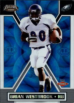 2002 Pacific Exclusive - Blue #197 Brian Westbrook Front
