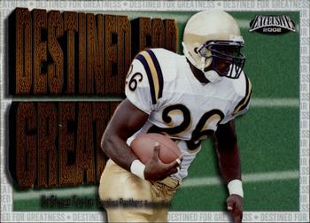 2002 Pacific Exclusive - Destined for Greatness #2 DeShaun Foster Front