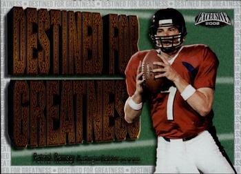 2002 Pacific Exclusive - Destined for Greatness #10 Patrick Ramsey Front