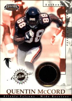 2002 Pacific Exclusive - Game Worn Jerseys #3 Quentin McCord Front