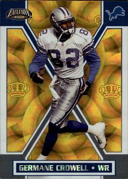 2002 Pacific Exclusive - Gold #57 Germane Crowell Front