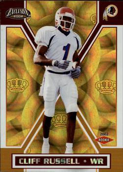 2002 Pacific Exclusive - Gold #180 Cliff Russell Front