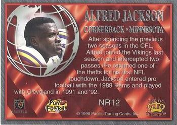 1996 Pacific Crown Royale - NFL Regime #NR12 Alfred Jackson Back