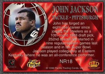 1996 Pacific Crown Royale - NFL Regime #NR18 John Jackson Back