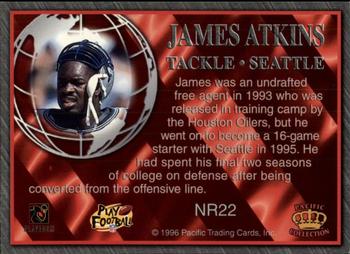 1996 Pacific Crown Royale - NFL Regime #NR22 James Atkins Back