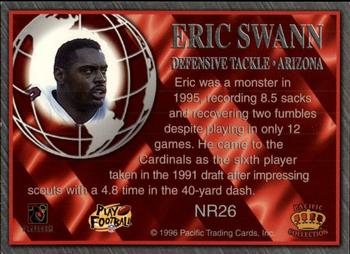 1996 Pacific Crown Royale - NFL Regime #NR26 Eric Swann Back