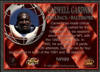 1996 Pacific Crown Royale - NFL Regime #NR99 Carwell Gardner Back