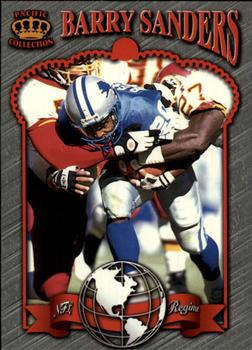 1996 Pacific Crown Royale - NFL Regime #NR100 Barry Sanders Front