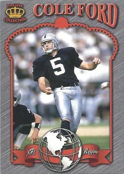 1996 Pacific Crown Royale - NFL Regime #NR104 Cole Ford Front