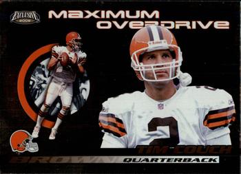 2002 Pacific Exclusive - Maximum Overdrive #5 Tim Couch Front