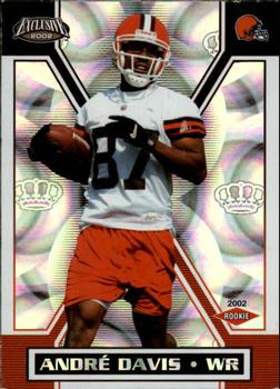 2002 Pacific Exclusive - Retail Unsigned Rookies #185 Andre Davis Front