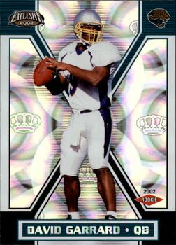 2002 Pacific Exclusive - Retail Unsigned Rookies #195 David Garrard Front