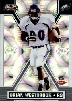 2002 Pacific Exclusive - Retail Unsigned Rookies #197 Brian Westbrook Front