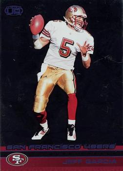 2002 Pacific Heads Up - Blue #106 Jeff Garcia Front