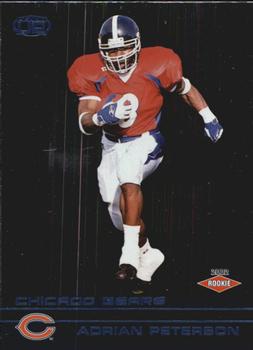 2002 Pacific Heads Up - Blue #138 Adrian Peterson Front