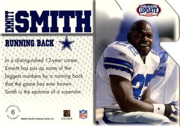 2002 Pacific Heads Update - Big Numbers #6 Emmitt Smith Back