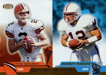 2002 Pacific Heads Update - Generations #13 Tim Couch / Randy Fasani Front